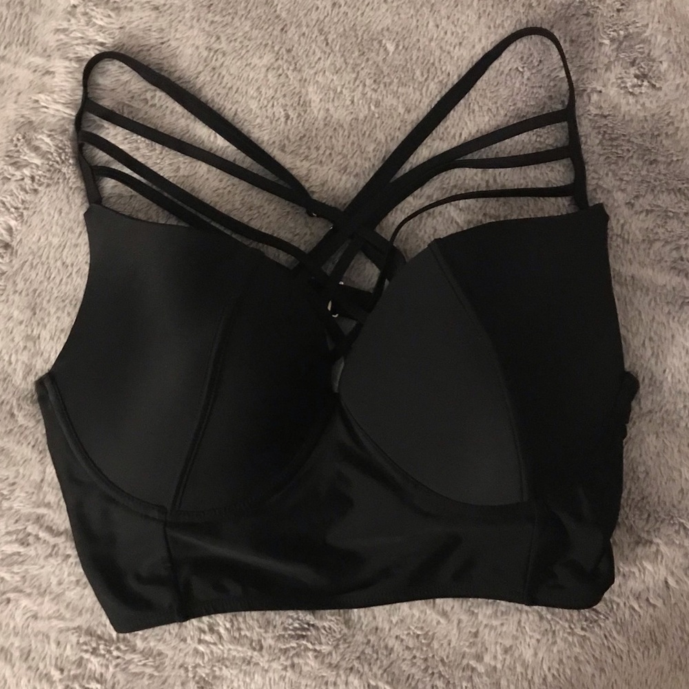 Plus Size Strappy Swimsuit Top
